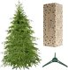 Springos Choinka sztuczna premium 180 cm świerk naturalny, produkcja polska UNIWERSALNY 1