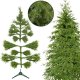 Springos Choinka sztuczna premium 180 cm świerk naturalny, produkcja polska UNIWERSALNY 5