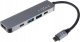 HUB USB Fixed Fixed | 5-port USB-C HUB Mini for laptops and tablets | FIXHU-MN-GR | Gray 1