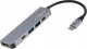 HUB USB Fixed Fixed | 5-port USB-C HUB Mini for laptops and tablets | FIXHU-MN-GR | Gray 5