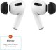 Fixed Fixed Plugs Pro, 2 sets, size XS | Plugs | Apple | Airpods Pro/Pro 2 | Foam | Black 1