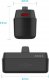 Powerbank Fixed Fixed | Zen 5 Plug-in Powerbank | FIXZEN-5PL-BK | 5000 mAh | USB-C: DC 5V/3A, 9V/2.22A, 12V/1.67A 20W MAX | Black 4