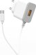Ładowarka . DENMEN BIAŁA ŁADOWARKA SIECIOWA USB +  KABEL TYP-C DC09T-W 4