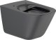 Miska WC Alkotest A34647L080 / ROCA / GAP SQUARE / MISKA WC 54CM PODWIESZANA RIMLESS CZARNY MAT  / 1