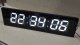 JVD Zegar LED biały JVD DH4813.2 stoper timer, długość 49,5 cm, cyfry 7,5 cm . 3