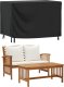 vidaXL vidaXL Pokrowce na meble ogrodowe, 2 szt., czarne 140x70x90 cm 1
