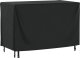 vidaXL vidaXL Pokrowce na meble ogrodowe, 2 szt., czarne 140x70x90 cm 4