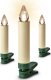 Lampki choinkowe Krinner Krinner Superlight Bavaria Mini Flame 12 pcs. Set Ivory 1