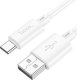 Kabel USB Hoco USB-A - USB-C 1 m Biały 1