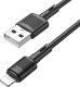 Kabel USB Hoco USB-A - Lightning 1 m Czarny (X83 black) 2