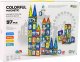 LeanToys Klocki Magnetyczne Zamek Tor Dla Kulek 97 Elementów 2