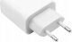 Ładowarka . ŁADOWARKA SIECIOWA 3A 20W BIAŁA DENMEN 3600mA DC21 USB+TYP-C PD+C3.0 1