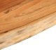 vidaXL vidaXL Półka ścienna, 80x20x2,5 cm, drewno akacjowe, naturalna krawędź 5