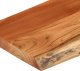 vidaXL vidaXL Półka ścienna, 80x20x2,5 cm, drewno akacjowe, naturalna krawędź 6