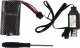 LeanToys Duży Pistolet Na Wodę Czerwony 750ml Okulary 4