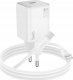 Ładowarka Hoco HOCO ładowarka sieciowa Typ C + kabel Typ C do Typ C QC PD 20W N40 biała 2