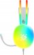 Słuchawki Defender Słuchawki z mikrofonem Defender IGNIS podświetlane Gaming USB RGB białe + GRA 4