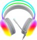 Słuchawki Defender Słuchawki z mikrofonem Defender IGNIS podświetlane Gaming USB RGB białe + GRA 5