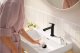 Bateria umywalkowa Hansgrohe Hansgrohe bateria umywalkowa 110 CoolStart bez kompletu odpływowego Rebris S, czarny mat 72520670 3