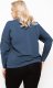 Italian fashion Italian Fashion Bluza damska dresowa KARINA długi rękaw jeans XXL 1