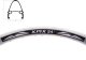 XMX Obręcz stożek 24" XMX 36-otworów, srebrna CNC anodyzowana Uniwersalny 1