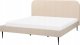Beliani Łóżko 180 x 200 cm beżowe FLAYAT 4