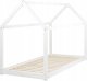 Beliani Łóżko dziecięce domek drewniane 90 x 200 cm białe TOSSE 4