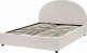 Beliani Łóżko z pojemnikiem tapicerowane 160 x 200 cm złamana biel VAUCLUSE 6