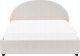 Beliani Łóżko z pojemnikiem tapicerowane 160 x 200 cm złamana biel VAUCLUSE 7