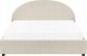 Beliani Łóżko z pojemnikiem tapicerowane 180 x 200 cm beżowe VAUCLUSE 7