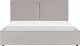 Beliani Łóżko z pojemnikiem tapicerowane 180 x 200 cm jasnoszare MOISSAC 5