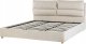 Beliani Łóżko z pojemnikiem welurowe 180 x 200 cm beżowe BATILLY 7
