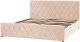 Beliani Łóżko z pojemnikiem welurowe 180 x 200 cm beżowe ROCHEFORT 5