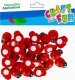 Craft with Fun OZDOBA DEK DREW BIEDRONKA 15MM 28SZT CF 12/288 3