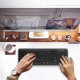 Klawiatura + mysz LogiLink LogiLink Tastatur Wireless mit Touchpad, 2,4 GHz, schwarz 8