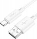 Kabel USB Hoco USB-A - microUSB 1 m Biały (X88Am white) 1