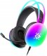 Słuchawki Defender Słuchawki z mikrofonem Defender IGNIS podświetlane Gaming USB RGB czarne + GRA 1