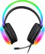 Słuchawki Defender Słuchawki z mikrofonem Defender IGNIS podświetlane Gaming USB RGB czarne + GRA 2