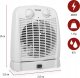 Termowentylator Tristar Tristar | Heater | KA-5059 | Fan Heater | 2000 W | Suitable for rooms up to 60 m³ | White 12