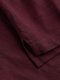 Ombre T-shirt męski polo z ozdobnymi guzikami - bordowy V6 S1744 S 6