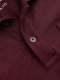 Ombre T-shirt męski polo z ozdobnymi guzikami - bordowy V6 S1744 S 7