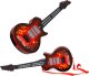 Multistore Gitara dla dzieci elektryczna z nauką gry na gitarze podczerwień melodie Czerwona 1