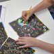Dodo Zdrapka Artystyczna "Kosmos" Wydrapywanka Metoda Scratch Dla Dzieci Obrazki 8