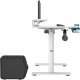 Biurko Ultradesk Biurko, elektycznie regulowany, 120X60 cm, 72-117 cm, HIGHLANDER WHITE, biały, ULTRADESK 2