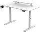 Biurko Ultradesk Biurko, elektycznie regulowany, 120X60 cm, 72-117 cm, HIGHLANDER WHITE, biały, ULTRADESK 3