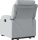 vidaXL vidaXL Podnoszony fotel rozkładany, jasnoszary, obity tkaniną 4
