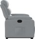 vidaXL vidaXL Podnoszony fotel rozkładany, jasnoszary, obity tkaniną 9