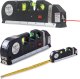 Verk Poziomica laserowa z miarką 250cm miara laser cale Poziomica laserowa z miarką 250cm miara laser cale 1