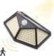 Naświetlacz Verk Lampa solarna 100 led z czujnikiem zmierzchu ruchu Lampa solarna 100 led z czujnikiem zmierzchu ruchu 5