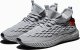 Ombre Lekkie buty męskie sneakersy sznurowane - szare V1 OM-FOKS-0141 43 1
